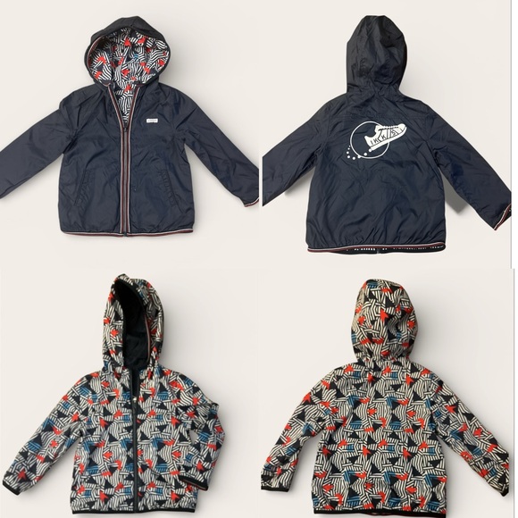 IKKS ⭐️ reversible windbreaker